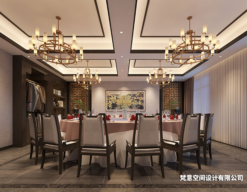 新中式風(fēng)格餐廳設計(jì)