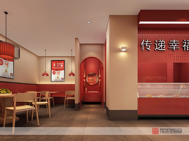 鄭州餐飲設計(jì)——新鄉(xiāng)九回香總店