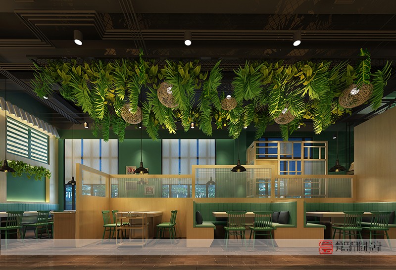 鄭州餐飲設計(jì)——綠園蒸蒸日(rì)上(shàng)餐廳