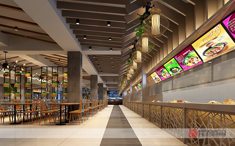 鄭州餐飲設計(jì)—河南牧業(yè)經濟學院餐廳