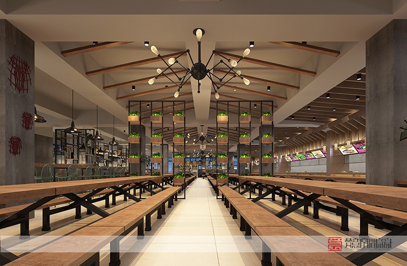 鄭州餐飲設計(jì)—河南牧業(yè)經濟學院餐廳
