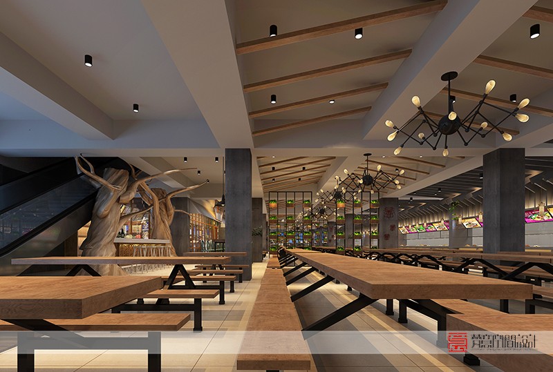鄭州餐飲設計(jì)—河南牧業(yè)經濟學院餐廳
