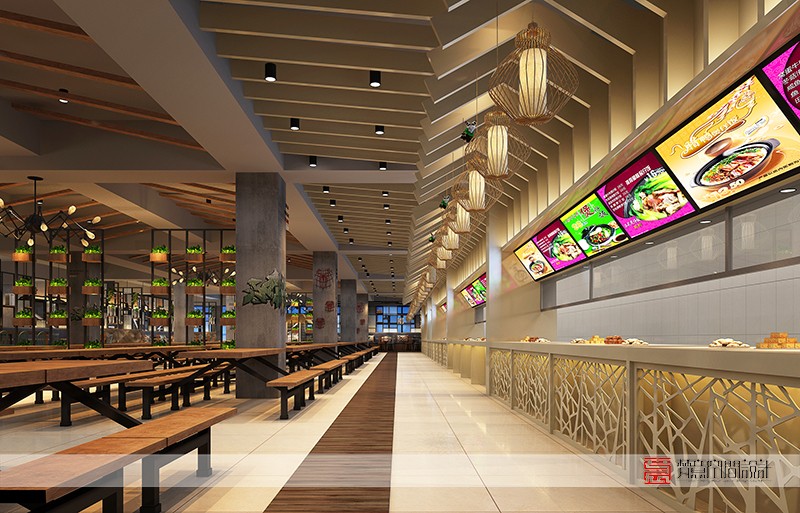 鄭州餐飲設計(jì)—河南牧業(yè)經濟學院餐廳