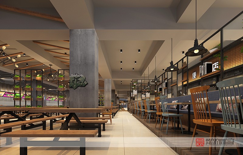 鄭州餐飲設計(jì)—河南牧業(yè)經濟學院餐廳