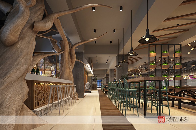 鄭州餐飲設計(jì)—河南牧業(yè)經濟學院餐廳