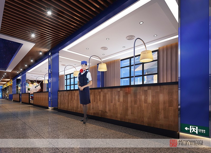 鄭州餐飲設計(jì)——鄭州航院餐廳