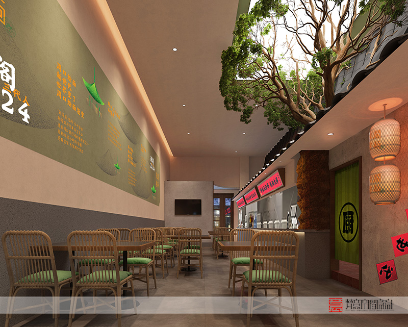 鄭州餐飲設計(jì)——新閣燴面店