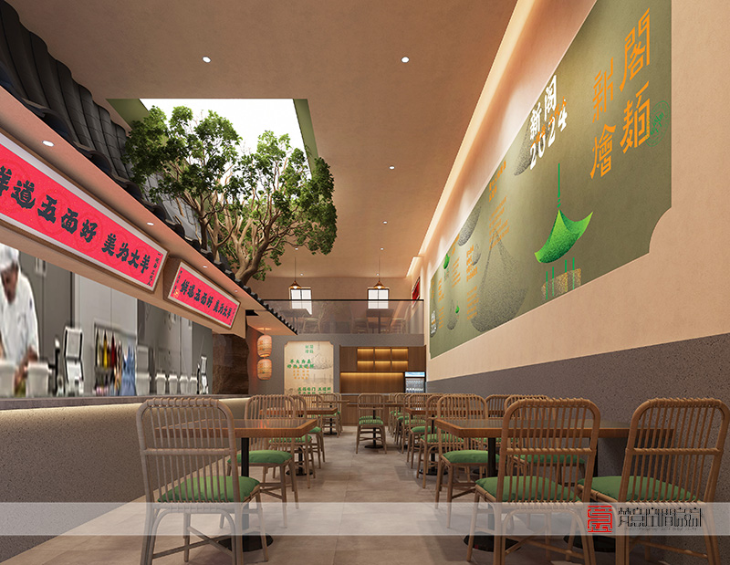 鄭州餐飲設計(jì)——新閣燴面店