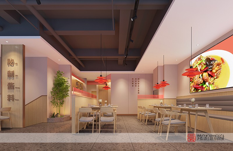 鄭州餐飲設計(jì)——洛陽炒雞店設計(jì)