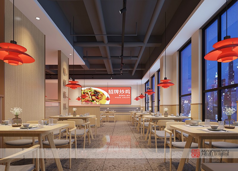 鄭州餐飲設計(jì)——洛陽炒雞店設計(jì)