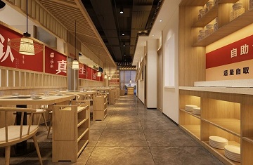 鄭州餐飲設計(jì)——雞湯火鍋店